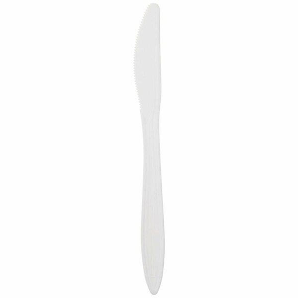 Dart K6BW CPC 6.5 in. Style Setter Polypropylene Medium Weight Knife, White, 1000PK K6BW  CPC